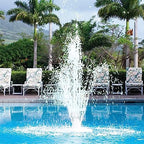 Aqua Select Floating Outdoor Pool Fountain | White | Adjustable Height - Image 2