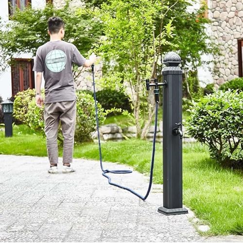 Antifreeze Garden Faucet, Freestanding Hose Stand with Brass Faucet, Weatherproof Water Column for Car Washing and Watering, 110cm Kit, Durable Yard Hydrant - Image 7