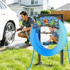 Garden Water Hose Holder 5 Spikes, Freestanding Hose Stand for Outside Yard - Image 6
