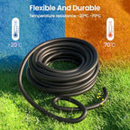 MIXC 25FT 1/2Inch Drip Irrigation Tubing Kit + MIXC Rechargeable 2-Zone Water Timer - Image 6