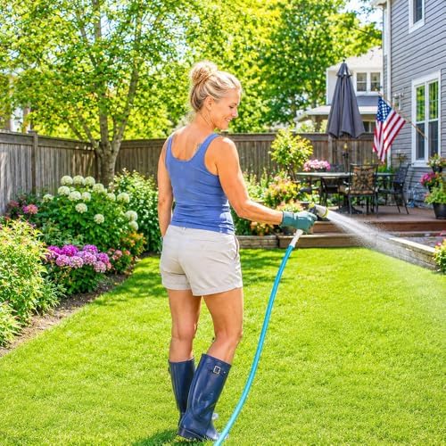 FEVONE Garden Hose 100 ft, Heavy Duty Water Hose - Image 2
