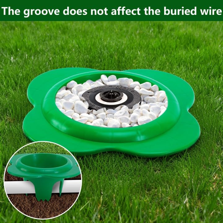12 Pcs Lawn Sprinkler Head Protector with 3.8 Inch Inner Diameter - Image 5