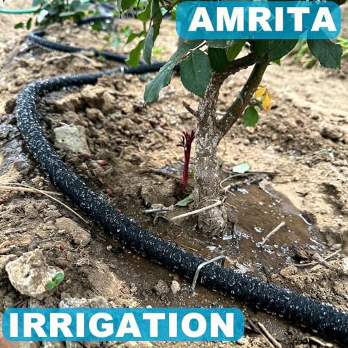 AMRITA Soaker Hose 5/8" 25FT 1 Pack Garden Drip Hoses Aluminum Couplings - Image 5