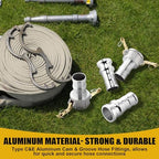 4 Set 3 Inch Camlock Fittings Type C&E - Image 6