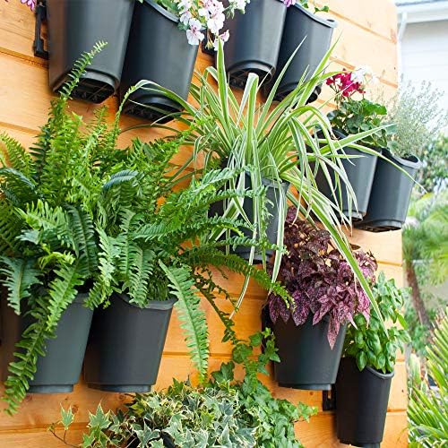 DIG GLW10-100 Living Wall™ Modular Vertical Garden Planting Kit with 10 Pots & Drip Irrigation System for Beautiful Vertical Growing Space - Image 2