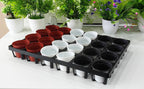 RooTrimmer Square Nursery Pot Tray with 24 Cells, 5 Pack Plant Trays for Pots, Flower Pot Moving Tray, Plastic Planting Tray for Carrying Small Plant Pots(120 Cells in Total - Image 5