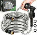 Garden Hose, Water Hose with 10 Function Nozzles, No Kinks, Flexible Hose, Lightweight, Puncture Proof Hose for Yard and Outdoor（52FT） by CXEZSIKGardenHose
