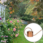 Decorative Copper Colored 45 Oz Watering Can - Easy Watering Gooseneck Spout for Quick and Easy Indoor Plant Watering - Image 4