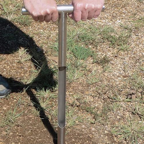 VOSAREA Stainless Steel Soil Sampler Probe 12-inch T-Handle Soil Sampling Tool for Lawn and Garden - Image 6