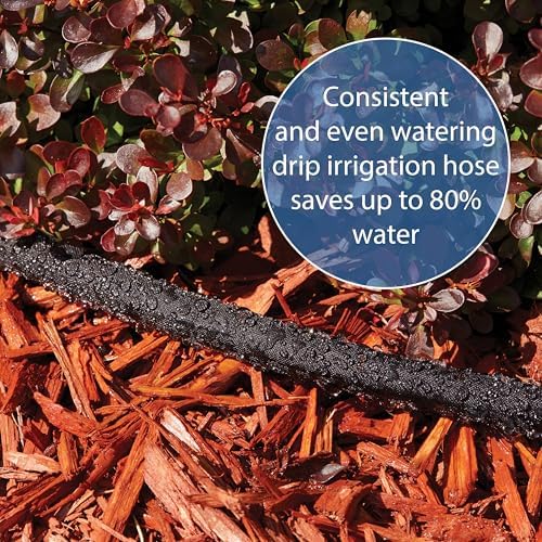 Gilmour 75' Black Flat Weeper Soaker Hose for Garden Beds, Drip Irrigation Outdoor Hose, Flexible Garden Hose for Vegetable Gardens, Flower Beds, Lawns, and Orchards - Image 5