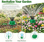 360° Multi-Directional Lawn Sprinkler for Garden & Yard - Precision Irrigation System with 12 Flexible Spray Nozzles, All-Season Durable ABS/PVC Garden Sprinkler with Secure Ground Spike (3Pcs) - Image 4