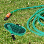GALPADA Flat Soaker Sprinkler Hose 15m Pvc Garden Watering Hose with Perforations for Farm Irrigation and Yard Cooling - Image 7