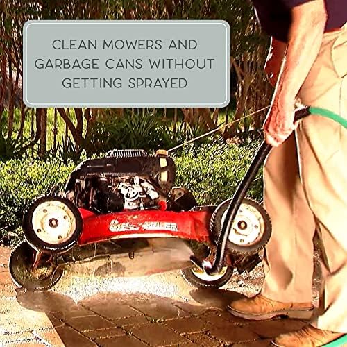 Bernini FlexEnd Garden Wand, Flexible Hose Sprayer with Fireman Nozzle for Versatile Watering and Cleaning - 31" Reach, Jade - Image 6