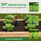 MIXC 320Ft Drip Irrigation System for Garden with 2-Way Spiliter,Tee-Stake - Image 6
