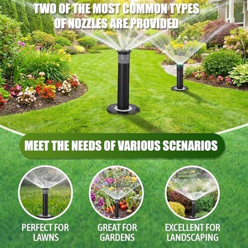 Chimmount 8 Pack 4 Inch Pop up Sprinkler Head, Compatible with 1800 Series - Image 7