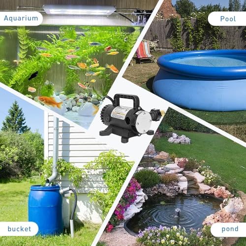 Water Pump 115V 1/10 HP 260 GPH Utility transfer Pump-Black - Image 7