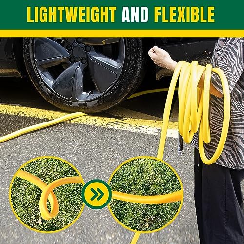 T TOVIA Lightweight Hybrid Garden Hose, Kink Free, 5/8" x 100 FT - Image 3
