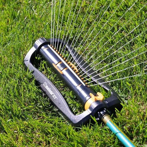 Melnor 65165AMZ XT Turbo Oscillating Sprinkler,4,500 sq. ft.,Quick Connect Bundle,2-Way Adjustable,Black,Yellow,(Pack of 12) - Image 6