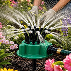 Garden Sprinkler | 360 Degree Rotating Water Saving Kit,Garden Sprinklers Irrigation System Kit,for Outdoor Home Commercial Residential Gardening Planting - Image 3