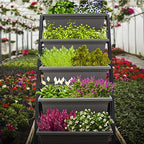 Outland Living 4Ft Vertical Raised Garden Bed - 5 Tier Food Safe Planter Box for Outdoor and Indoor Gardening Perfect to Grow Your Herb Vegetables Flowers on Your Patio Balcony Greenhouse Garden - Image 6