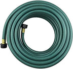 Darnassus PVC Garden Hose 1/2 Inch, 50 FT Flexible Water Hose Green with Male and Female Plastic Fittings - No Leaking and Lightweight for Household Outdoors Lawns Patio by Darnassus