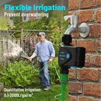 Water Timer for Garden Hose, WiFi Smart Sprinkler Timer, Water Flow Meter - Image 2