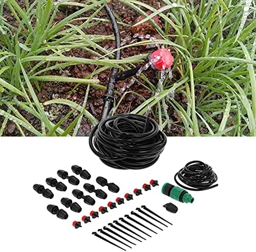 Automatic Garden Watering System, Drip Irrigation Kit with 10 Adjustable Drippers for Potted Plants, Raised Beds, Flower Boxes and Vegetable Gardens, Includes 10m 8/11 Hose - Image 4