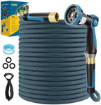 Non-Expandable Garden Hose 50 FT, Lightweight Flexible Water Hose by FloerxisGardenHose