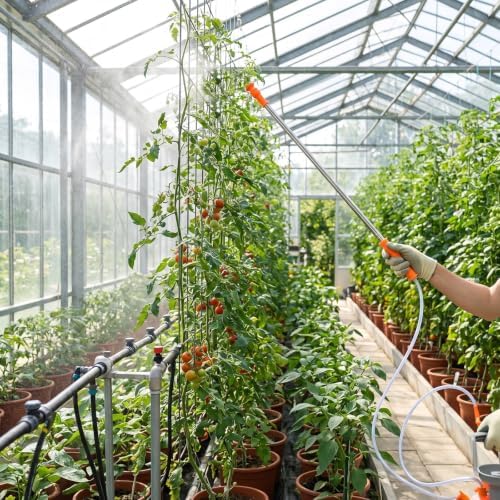 Telescopic Sprayer 9.84ft Stainless Steel Wand Extension Rod - Image 5