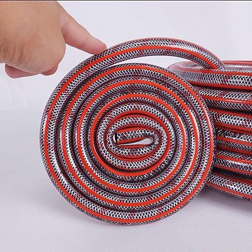 Watering Hose Pipe High-Pressure 1/2" Hose, Garden Hose Pipe Reel Renforced PVC Anti Kink, Outdoor Hosepipe, 3 Layer Water Hose with Connectors Set (Color : Gray, Size : 15m) - Image 4