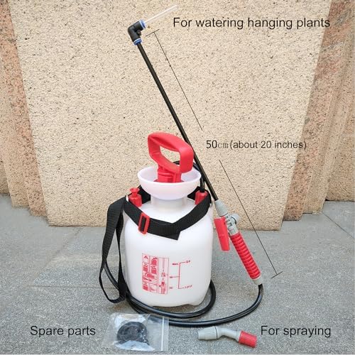 Watering Can Device for Watering Hanging Plant Basket Hard to Reach High Plant Watering Bottle Sprayer for Indoor or Garden 2L(0.5Gal) - Image 4