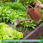 1 Gallon Metal Watering Can for Outdoor Indoor Plants, Copper Colored Watering Can with Removable Spray Spout, Ideal for Garden Watering - Image 6