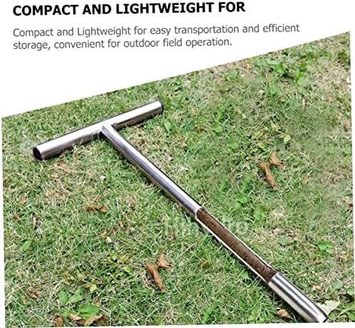 Stainless Steel T Handle Soil Sampler Probe Core Soil Sampling Tool for Lawn Garden Agriculture and Forestry Compact Lightweight Easy to Clean and Durable Soil - Image 7