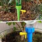 6-24pcs Auto Adjustable Drip Spike Water Bottle Irrigation System Self Dripper Automatic Device Indoor Plant(Green-18Pcs) - Image 5