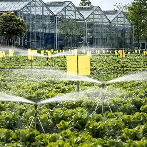 Rotating Tripod Sprinkler, 360 Degree Automatic Rotating Irrigation Watering Sprinklers, Telescoping Tripod Sprinkler for Large Area, Yard, Garden, Lawn, Household Automatic Irrigation System (1 PCS) - Image 6