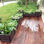 YSUEFIJO Raised Garden Bed for Vegetables, Elevated Planting Planter Box, Garden Planter Box Kit, Planters for Outdoor, Perfect to Grow Vegetables Herbs Flowers - Image 2