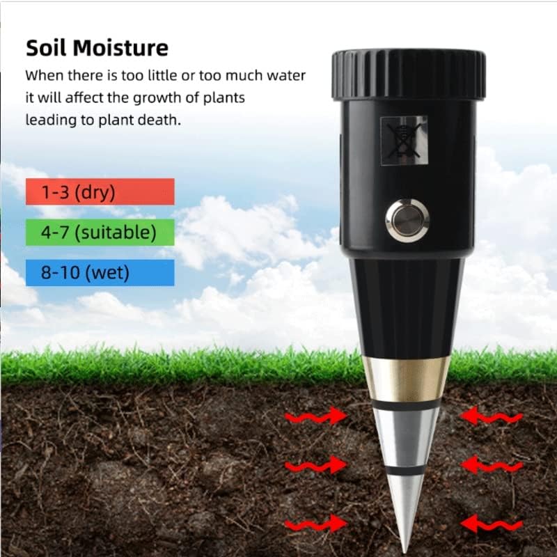 Handheld Soil Moistures PH Meter Acidity Humidity Tester Metal Sensor Probe 3~8ph No Battery Hygrometer for Planting Garden Tool - Image 6