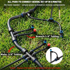 230FT Drip Irrigation Kit with 34 Emitters, 3 Spray Types, Watering System - Image 4