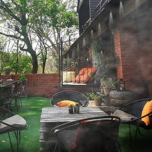 Outdoor Misting Cooling System with Pump Kit, 65.6FT(20M) Misting Line - Image 4