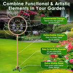 34" Ornamental Sprinkler, 360° Rotating, Ladybug - Image 4