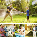 100 ft Expandable Garden Hoses - New Upgrated Expanding Water Garden Hose - Retractable,Flexible,Less Kink-Free & Tangle Car Washing Pipe for Yard, Outdoor - Image 7