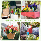 YesWhat Terracotta Watering Spikes Slow Release Watering Stakes 4-Pack - Image 5