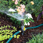 Melnor Multi-Adjustable Watering Set, 1800 Sq Ft: 3 Sprinklers, 2 Hoses - Image 4