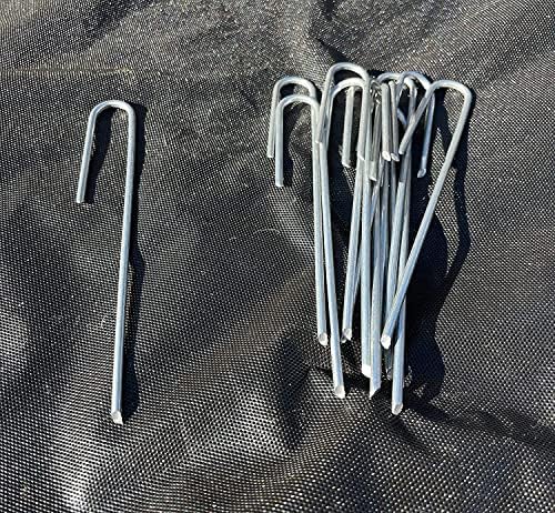 Sandbaggy 100-Pack DRIP TUBING Stakes Landscape Staples | 5 inch Length - 11 Gauge Heavy Duty | Drip Anchors | Landscape Pins | Garden Lawn Nails | Designed to Hold Drip Tubing Up to 1/2" Diameter - Image 6