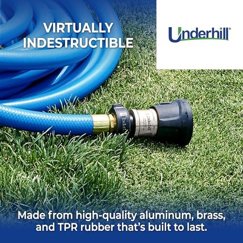 Underhill Magnum UltraMAX Premium PRO Series-Full Throttle 1 Inch Garden Water Hose Nozzle, Sprayer, Jet, Metal and Rubber, Adjustable, NG600-SFH-10 - Image 5