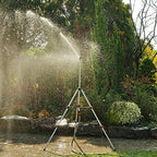 Eden 94157 PRO The Heaviest Weight Tripod (5.37 lbs) Metal Telescoping Tripod Brass Impulse Sprinkler with Premium Quick Connect Starter Set, Watering up to 6,360 Sq. Ft - Image 4