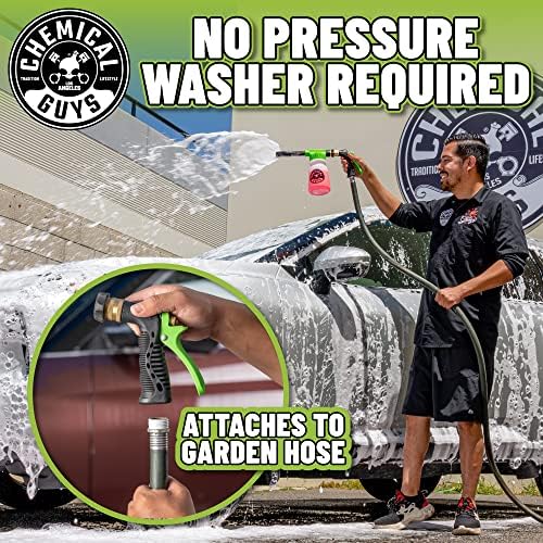 Chemical Guys 16-Piece Car Cleaning Kit Arsenal Builder with Foam Cannon for Garden Hose, Bucket and (6) 16 oz Car Care Cleaning Chemicals (Works w/Garden Hose) - Image 3