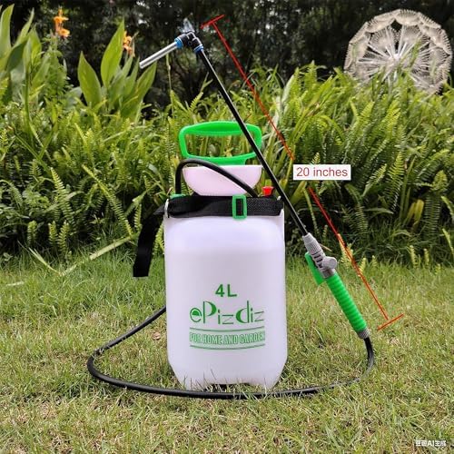 Watering Can Device for Watering Hanging Plant Basket Hard to Reach High Plant Waterer Sprayer 1 Gallon (Green 4L) - Image 4