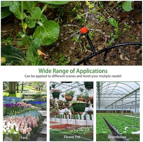 Ship accessories 5-100m Garden Watering Hose 4/7mm PVC Micro Irrigation Pipe Drip Irrigation Tubing Sprinkler 1/4'' Lawn Balcony Greenhouse Irrigation accessories(A-40M) - Image 7