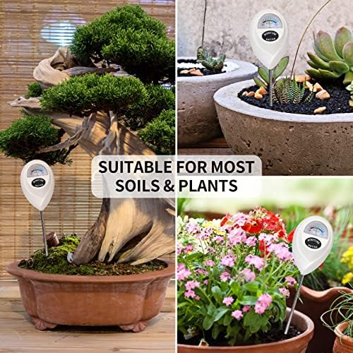 Watering Can Indoor Plants Small Watering Can Set w/Spray Bottle, Squeeze Bottle, Soil Moisture Meter(Gray) - Image 7